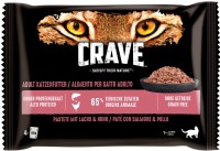 Photos - Cat Food Crave Adult Salmon/Chicken Pouch 4 pcs 