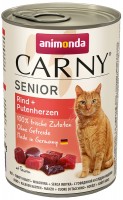 Photos - Cat Food Animonda Senior Carny Beef/Turkey Heart/Veal 400 g 