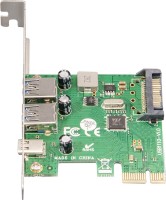 Photos - PCI Controller Card Frime ECF-PCIEtoUSB007.LP 