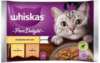 Photos - Cat Food Whiskas Pure Delight Poultry Fries in Jelly 4 pcs 