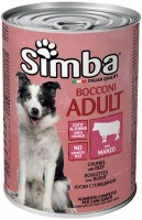 Photos - Dog Food Simba Dog Canned Adult Beef 415 g 1