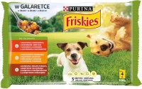 Photos - Dog Food Friskies Adult Beef/Chicken/Lamb in Jelly 4 pcs 4