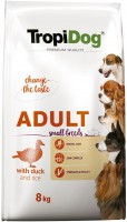 Photos - Dog Food Tropidog Adult Small Breed Duck 8 kg 