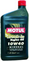 Photos - Engine Oil Motul Break-In Engine Oil 10W-40 1L 1 L