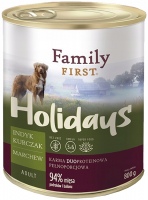 Photos - Dog Food Family First Canned Adult Turkey/Chicken 