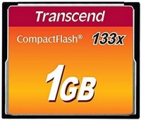 Memory Card Transcend CompactFlash 133x 1 GB