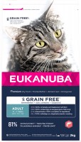 Cat Food Eukanuba Adult Grain Free Salmon 2 kg 