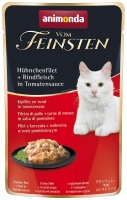 Photos - Cat Food Animonda Adult Vom Feinsten Chicken Fillet/Beef 50 g 