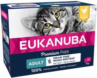 Cat Food Eukanuba Adult Grain Free Chicken 12 pcs 