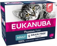 Photos - Cat Food Eukanuba Adult Grain Free Salmon 12 pcs 