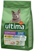 Cat Food Ultima Senior Sterilised Chicken 3 kg 