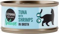 Photos - Cat Food Cosma Pure Love Nature Tuna/Shrimps 6 pcs 
