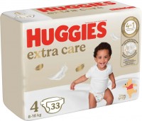 Photos - Nappies Huggies Extra Care 4 / 33 pcs 