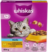 Photos - Cat Food Whiskas Sterilized Chicken  800 g