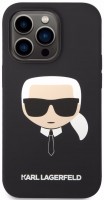 Case Karl Lagerfeld Saffiano Karl's Head Patch for iPhone 14 Pro 