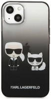 Photos - Case Karl Lagerfeld Gradient Iconic Karl and Choupette for iPhone 13 