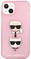 Case Karl Lagerfeld Glitter Karl's and Choupette for iPhone 13 Mini 