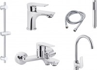 Photos - Bath Tap Set Perla Harry 1061041-C 