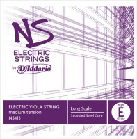 Photos - Strings DAddario NS Electric Viola High E String Long Scale Medium 