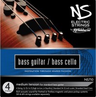 Photos - Strings DAddario NS Electric Bass Guitar/Cello 4/4 Medium 