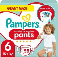 Nappies Pampers Premium Protection Pants 6 / 58 pcs 