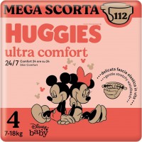 Photos - Nappies Huggies Ultra Comfort 4 / 112 pcs 