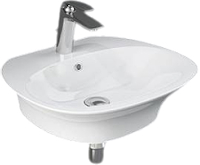 Bathroom Sink Rak Ceramics Sensation 55 SENWB5501AWHA 550 mm