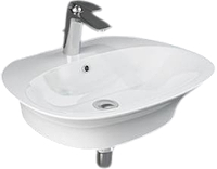 Bathroom Sink Rak Ceramics Sensation 60 SENWB6001AWHA 600 mm