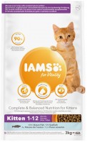 Photos - Cat Food IAMS Vitality Kitten Ocean Fish  3 kg