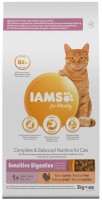 Photos - Cat Food IAMS Vitality Adult Sensitive Digestion Turkey  3 kg