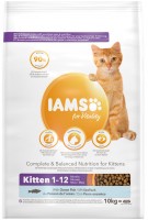 Photos - Cat Food IAMS Vitality Kitten Ocean Fish  10 kg