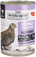 Photos - Cat Food Wiejska Zagroda Adult Monoprotein Cat  Can with Quail 400 g