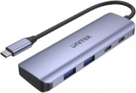 Card Reader / USB Hub Unitek uHUB Q4 Next 4-in-1 USB-C Hub 