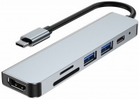 Photos - Card Reader / USB Hub Tech-Protect V4 6-in-1 