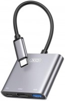 Photos - Card Reader / USB Hub XO HUB011 