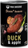 Photos - Dog Food Paka Zwierzaka Seven Heaven Canned Duck/Apple 400 g 1