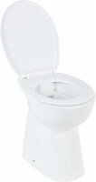 Toilet VidaXL High Rimless Toilet Soft Close 145779 