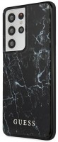 Photos - Case GUESS Marble for Galaxy S21 Ultra 