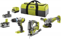 Photos - Power Tool Combo Kit Ryobi R18CK3BL-242S 