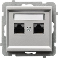 Photos - Socket Ospel Sonata GPK-2R/K/m/38 silver