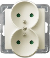 Photos - Socket Ospel Impresja GP-2YRZP/m/27 ivory