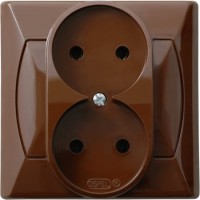 Photos - Socket Ospel Akcent GP-2A/24 brown