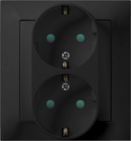 Photos - Socket Ospel Impresja GP-2YSP/33 black