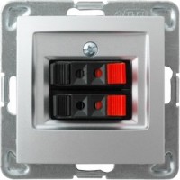 Photos - Socket Ospel Impresja GG-2Y/m/18 silver