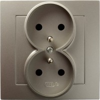 Photos - Socket Ospel As GP-2GZ/45 gray