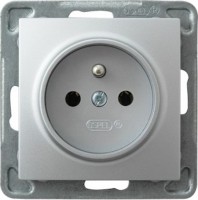 Photos - Socket Ospel Impresja GP-1YZ/m/18 silver