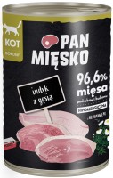 Photos - Cat Food PAN MIESKO Wet Food Adult Turkey with Goose  400 g