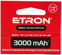 Photos - Battery Etron Ultimate Power 1x18650  3000 mAh