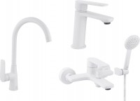 Photos - Bath Tap Set Perla Jack 106304W 