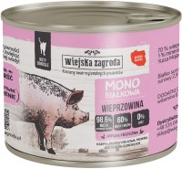 Photos - Cat Food Wiejska Zagroda Adult Monoprotein Cat Canned with Pork 200 g 